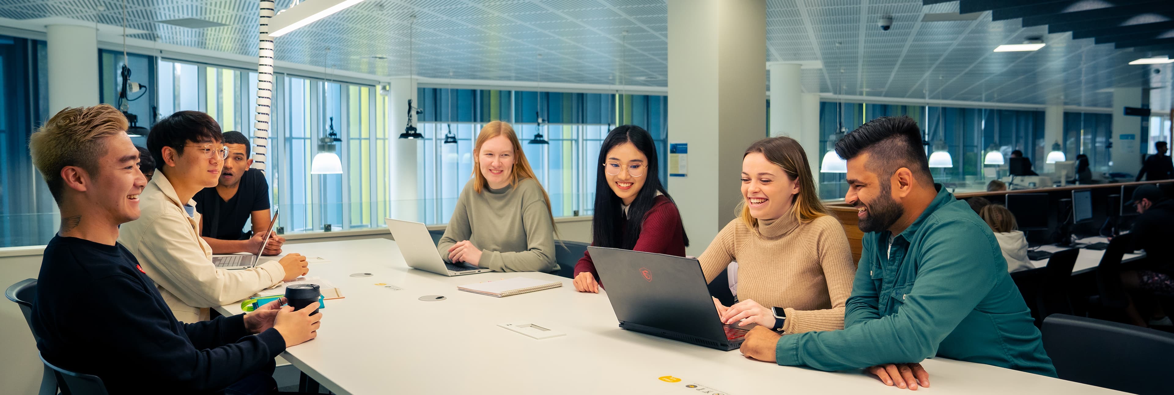 Students studying at Joondalup ECU campus