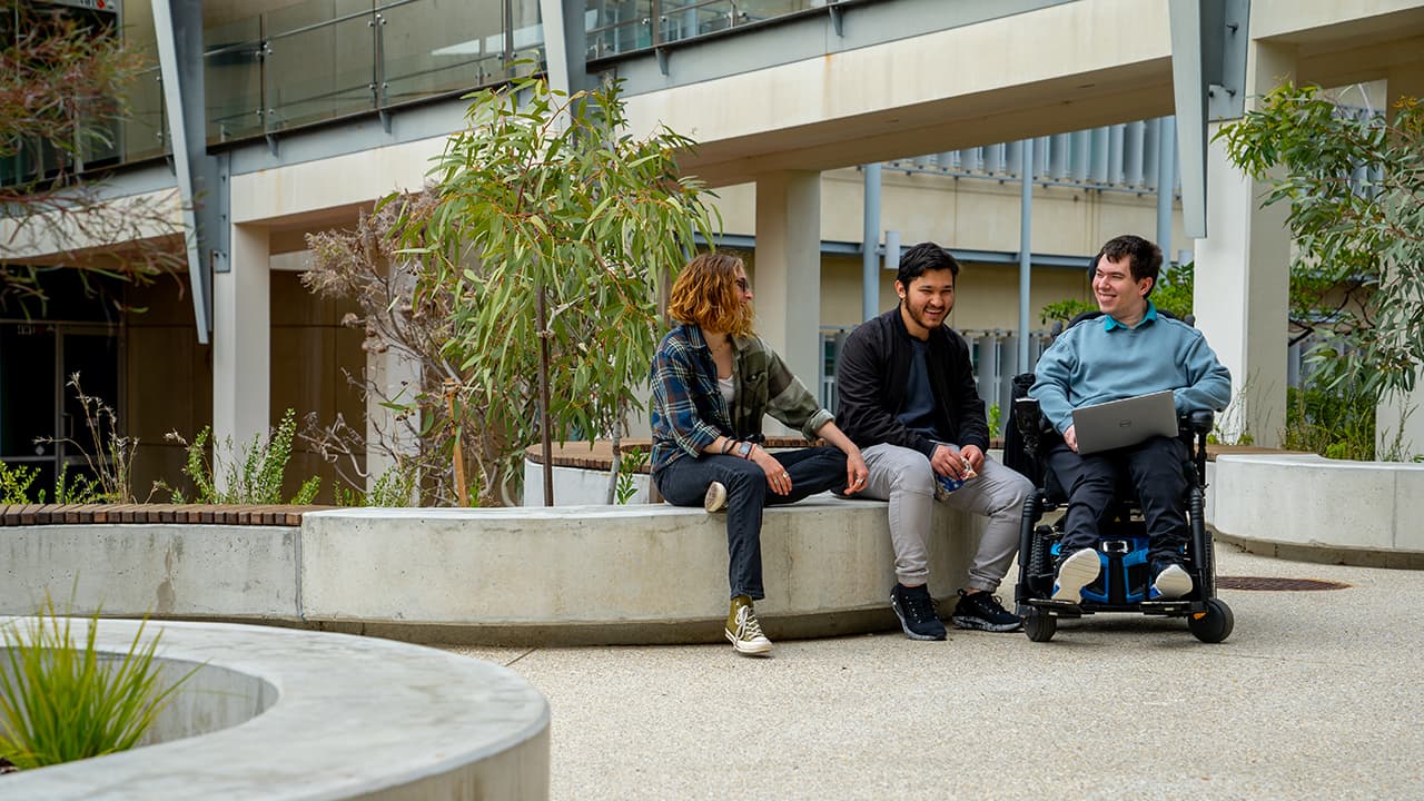 Students at Joondalup ECU campus