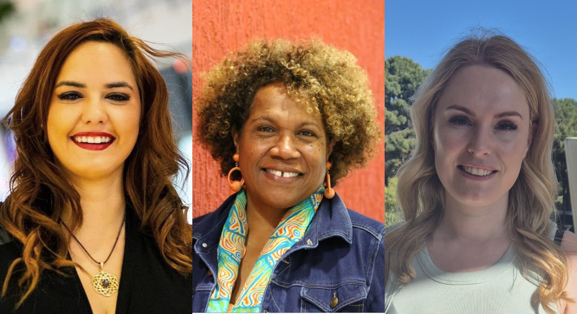 a collage of three women - Giselle Woodley, Professor Lynore Geia and Dr Gemma Doleman.