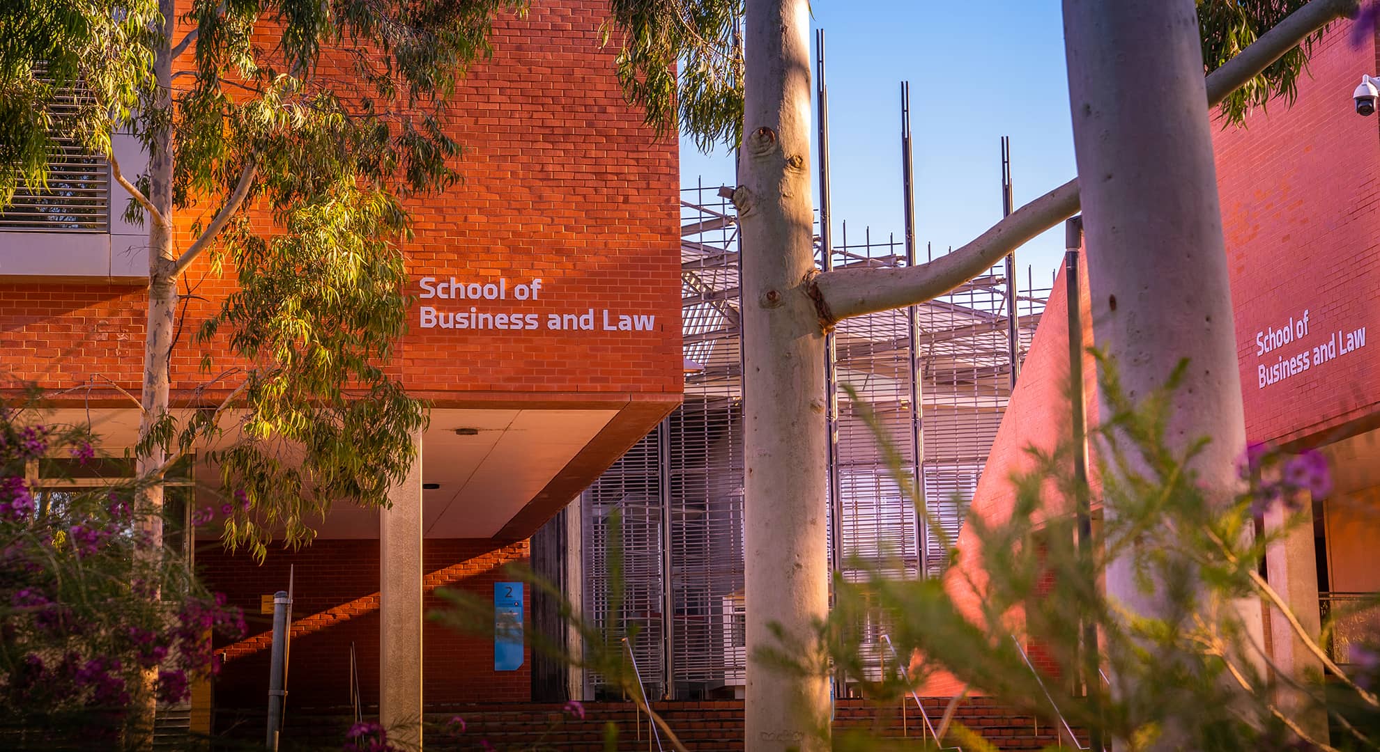 ECU School of Business and Law building on the Joondalup Campus.