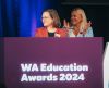 Professor Caroline Mansfield at the WA Education Awards