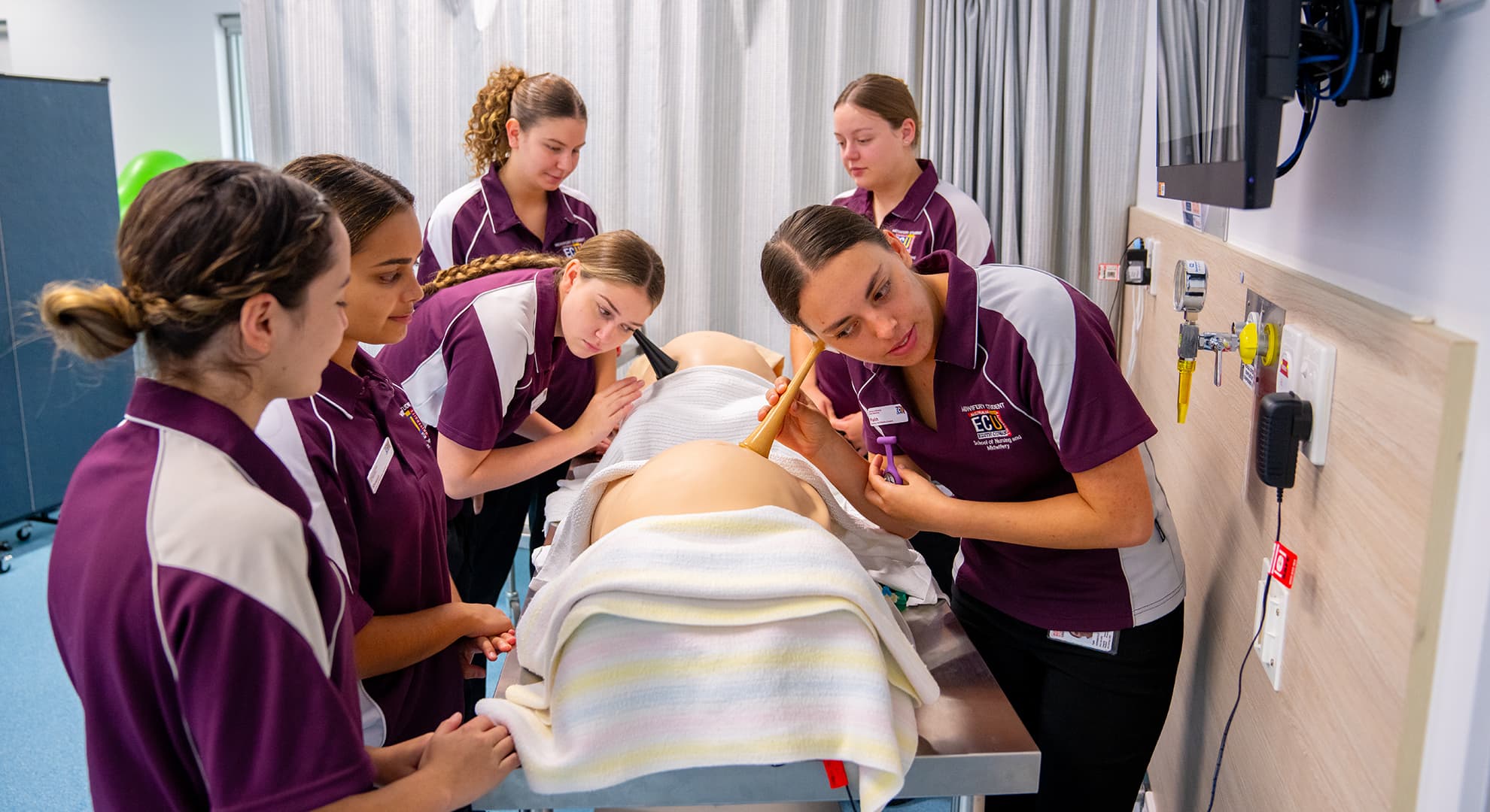 Group of student nurses